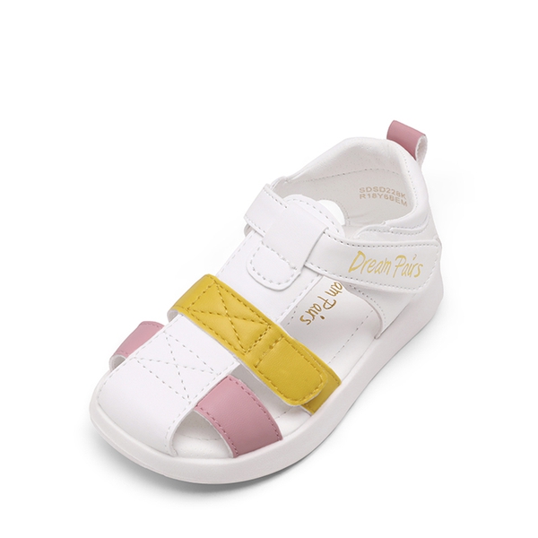 Boys & Girls Closed Toe Sandals - YELLOW PINK -  0